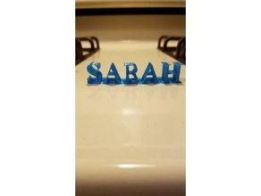 sarah sculture personalizzato 3d print model - Mito3D