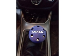 wrx shift knob automotive 3d print model - Mito3D