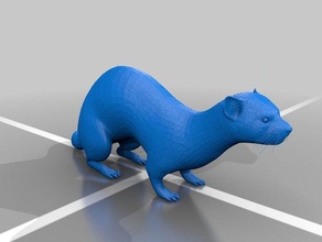 ferret animals 3d print model - Mito3D
