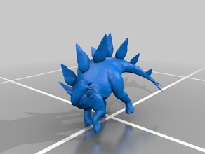 stegasaurus animais 3d print model - Mito3D