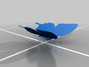 kelebek hayvanlar 3d print model - Mito3D