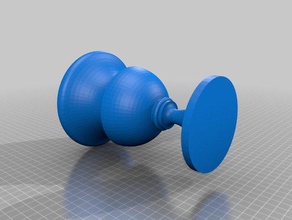 jarron de copa la moda 3d print model - Mito3D