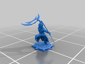 male elf assassin games anime blade character dungeons dragons figure mini miniature miniatures prop rpg tabletop warhammer