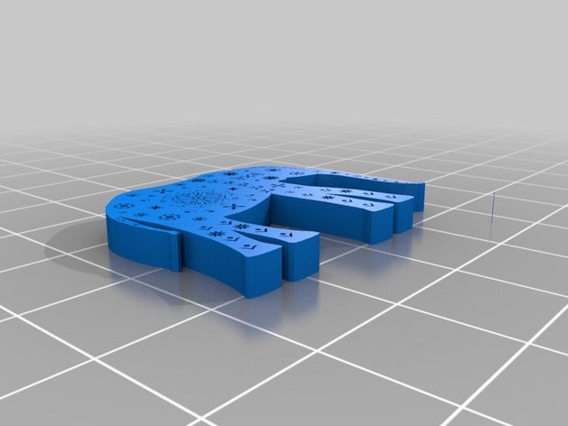 elephant pendant 3d printing 3D print model - Mito3D