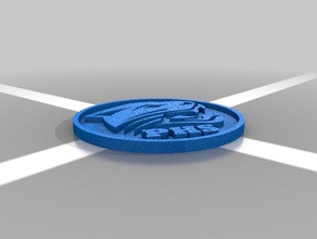 phs coin other panther powell high school 3d print model - Mito3D