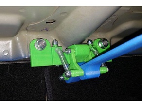 tesla model 3, sedile posteriore blocco boltsscrews automotive 3d print model - Mito3D