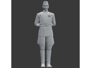 captain pellaeon sculptures grand admiral thrawn starwars star wars 3d print model - Mito3D