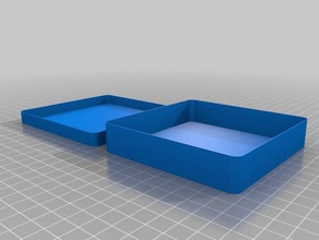 meu personalizados paramétrico canto arredondado caixa contentores 3d print model - Mito3D