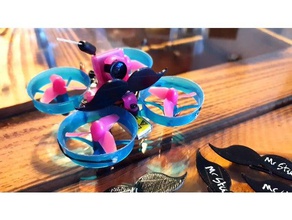 tiny whoop newbeedrone mustache mr steele edition rc vehicles acrobee betafpv canopy mobula7 mrsteele tinywhoop trashcan 3d print model - Mito3D