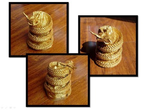 ejderha openscad sculptgl heykeller dijital heykel helix matematik sanatı spiral vazo 3d print model - Mito3D