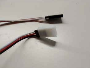 servo-conector macho de gabinete rc veículos 3d print model - Mito3D