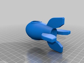 foguete veículos 3d print model - Mito3D
