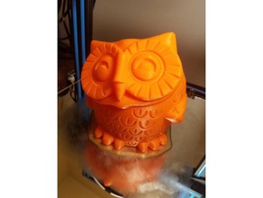 owl pot outdoor garden 3d print model - Mito3D