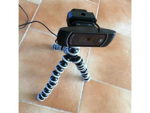 webcam c910 adaptador de trípode la cámara logitech monte 3d print model - Mito3D