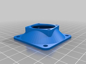 my customized fan adapter spacer electronics 3d print model - Mito3D