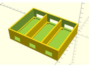 paramétrico de la caja electrónica remix 3d print model - Mito3D