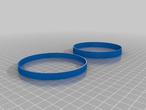 mi modificado para requisitos particulares 2 partes fan adaptador 3d impresión 3d print model - Mito3D