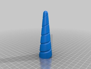 unicorn horn toy game accessories 3d print model - Mito3D