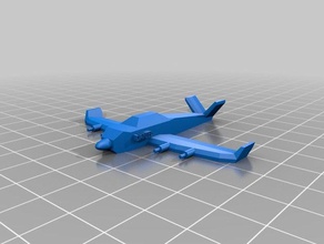 avion combate personalizado 3d drucken 3d print model - Mito3D
