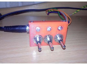 caja de control los hogares la construcción indicar el led rgb interruptor 3d print model - Mito3D