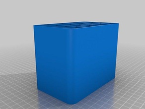 simple fullybox tool holders boxes customized 3d print model - Mito3D