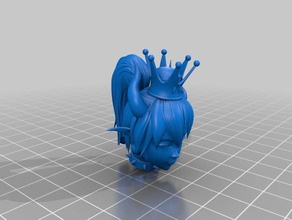 super mario princesa 3d impresión 3d print model - Mito3D