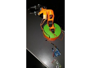 braccio del robot robotica 3d print model - Mito3D