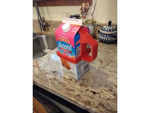 hjv süt karton tutucu mutfak yemek 3d print model - Mito3D