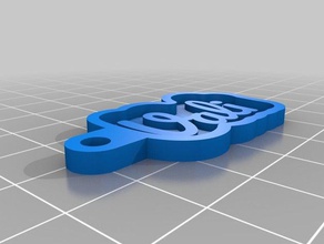 porte-cl&eacute vali llaveros personalizado 3d print model - Mito3D