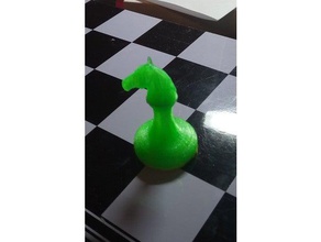chess knight piece 3d print model - Mito3D