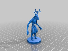 dnd wendigo yaratıklar heykel 3d print model - Mito3D