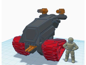 28mm Vergeltung hiss tank - Spielzeug Spiele cobra gijoe 3d print model - Mito3D