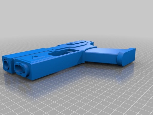 taser-pistolet le costume cosplay pistolet 3D print model - Mito3D