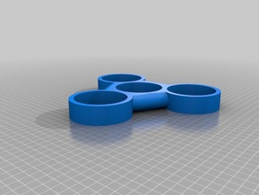 mega spinner engineering 123d design bearings engineeringproject fidget 3d print model - Mito3D