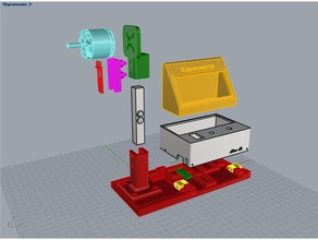 fırçasız motor stand itme rc araçlar 3d print model - Mito3D
