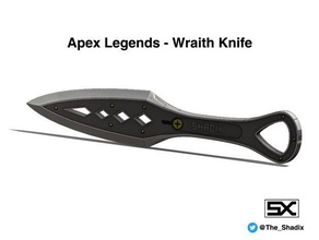 apex legends wraith knife props kunai weapon 3d print model - Mito3D