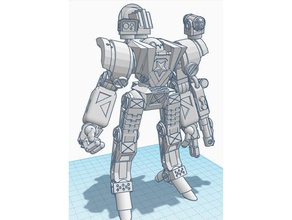 nome in codice phobos aggiornati 3d la stampa bipede robot gundam model kit mech mecha walker warmachine 3d print model - Mito3D