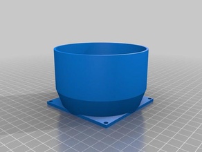 my customized ductpipe adaptor small printbeds too vent tools 3d print model - Mito3D