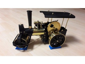 display wilesco old-smoky vehicles stand steam engine 3d print model - Mito3D