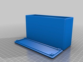 mon projet personnalisé couvercle de boîte à vis 40x80x140 l'électronique 3d print model - Mito3D