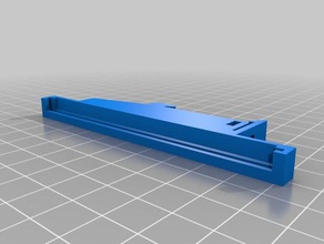universal din-pcb-Fach - Elektronik Klemme din-schiene din-rail-Halterung din rail mount 3d print model - Mito3D