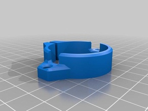 capacitor clamp holder mount 35mm electronics 3d print model - Mito3D