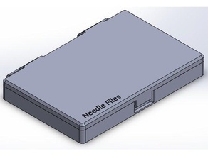 Nadel-Datei Fall tool Inhaber - Boxen Nadel-Datei-Halter 3d print model - Mito3D