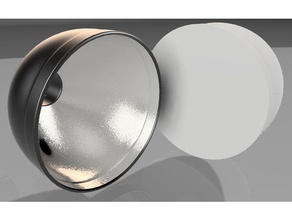 godox adorama punto di infiammabilità 200 ad200 nuda lampadina del riflettore comprende il passaggio file la fotocamera diffusore fong luce strobo 3d print model - Mito3D
