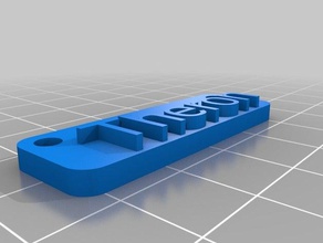 meine angepasste meiner cleveren Namen-tag Zeichen logos 3d print model - Mito3D