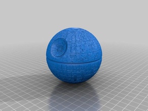 death star scaled one two million scans replicas deathstar matlab model scale science fiction starwars wars 3d print model - Mito3D