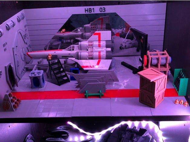 viper launch step platform props battlestar galactica bsg 3D print model - Mito3D