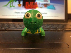 sevimli kaplumbağa hayvanlar 3d print model - Mito3D