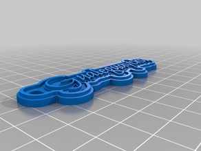 gualeguaychu6 Schlüsselanhänger angepasst 3d print model - Mito3D