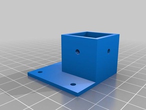 2020 table leg mount household extrusion 3d print model - Mito3D